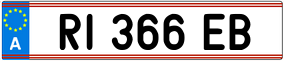 Truck License Plate